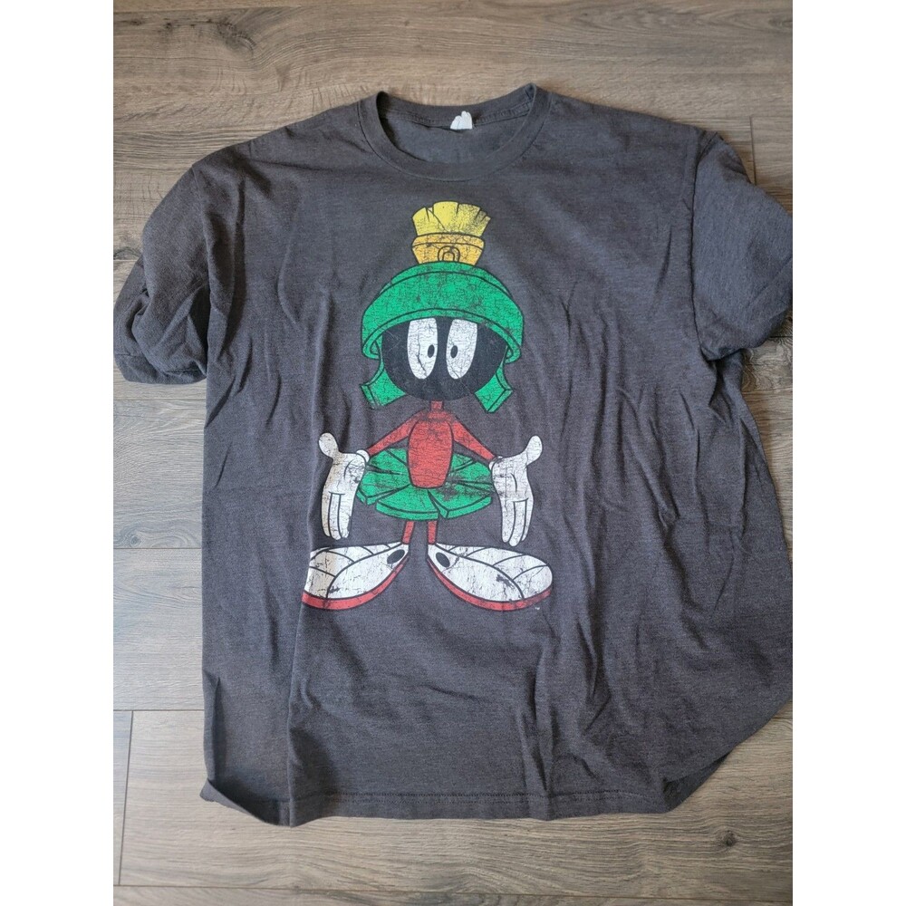 Vintage Marvin The Martian T-Shirt Sz L Soft Spun  Looney Tunes